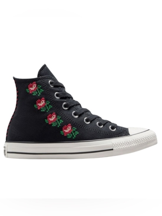 Converse Shoes - Converse Wmns Chuck Taylor All Star High 'Cross Stitch Roses